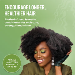 Brillo suave para todo tipo de cabello con Mielle Organics romero-menta.