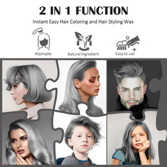 Mifeloy Cera-tinte gris plata: color duradero con acabado suave.