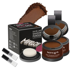Polvo Mifeloy cubre raíces cabello para aspecto natural y duradero