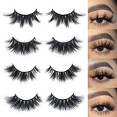 Pestañas Mikiwi 3D Mink, estilo dramático: realzan la mirada con volumen intenso.