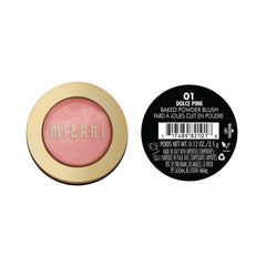 Aplicación diaria con Milani Baked Blush Dolce Pink para tono favorecedor