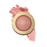 Milani Baked Blush rosado primavera, acabado radiante para un look natural.