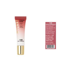 Milani Cheek Kiss Rose Romance, difuminado fácil para un acabado natural en mejillas.