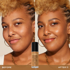 Acabado natural de Milani para piel suave y uniforme.