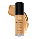 Milani Conceal + Perfect Sand Beige muestra textura cremosa para tono uniforme