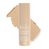 Milani Conceal + Perfect Skin Tint Stick: aplicación suave para un aspecto igualado.