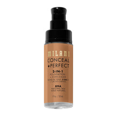 Milani Conceal + Perfect textura cremosa para cobertura natural.