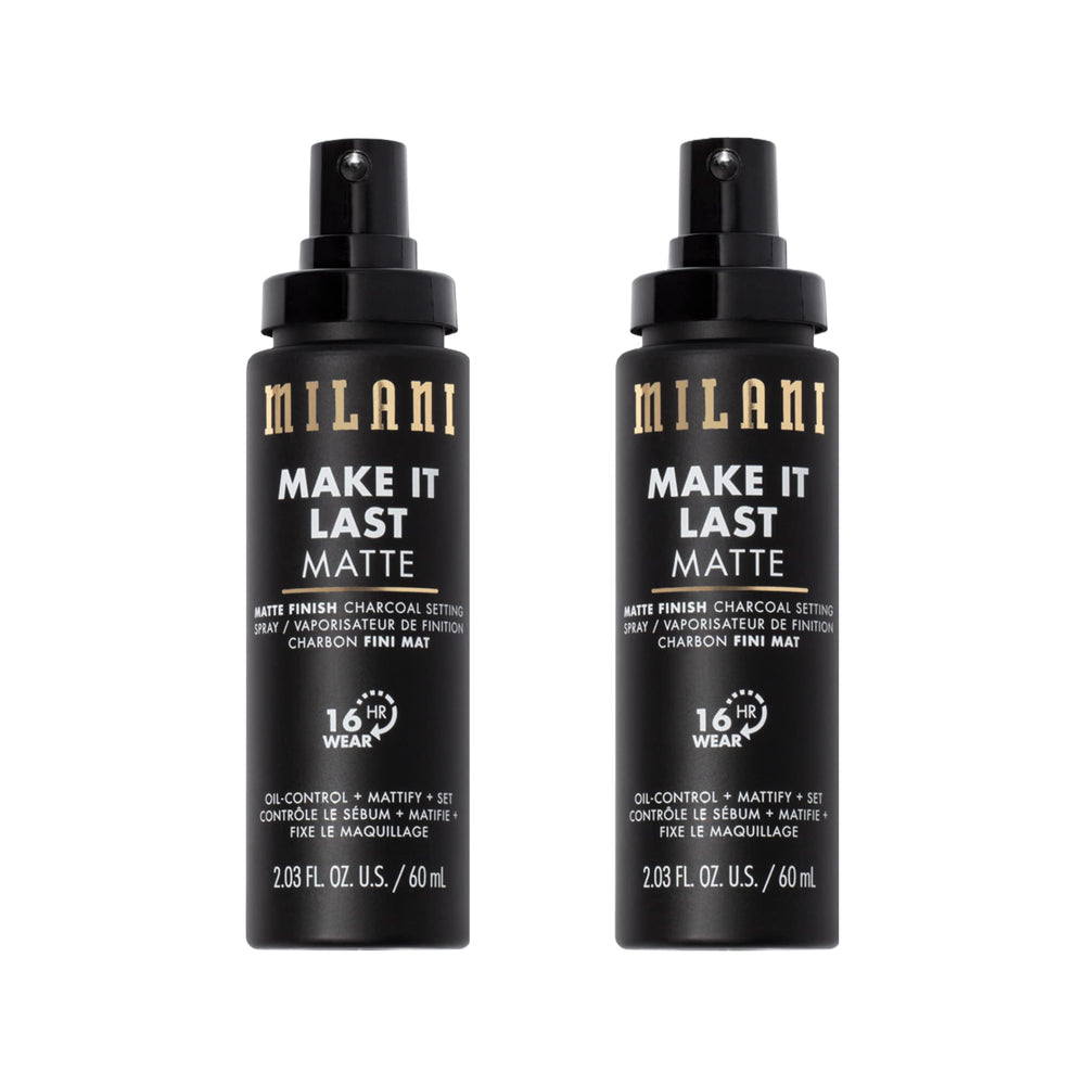Milani fijador-base carbón mate en botella para un acabado duradero