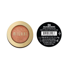 Milani Bellissimo Bronce acabado mate para contorno suave y definido.