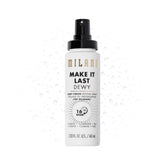 Milani Make It Dewy: bote frontal ofrece hidratación y brillo duradero para el maquillaje.