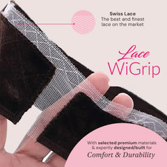 Milano Collection Wigrip: encaje reforzado con detalle para mayor durabilidad y comodidad.