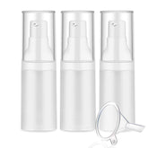 Mild East botellas 20 ml con embudo para rellenar, ideal para viaje