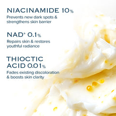 mimmua! NIACINDY Radiance Capsule Cream: textura sedosa que hidrata sin dejar grasa.