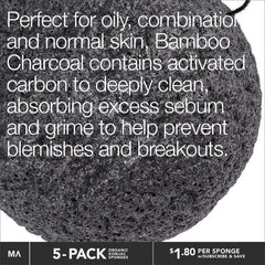 MINAMUL Konjac textura suave para limpieza facial diaria sin irritación.
