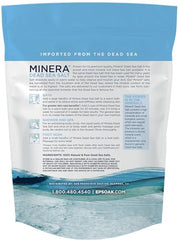 Minera Sel de Mer Morte en vrac se dose facilement pour les bains.