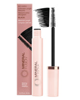 Mineral Fusion Mascara extensión larga: pestañas alargadas con definición suave.