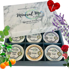 Mineral Me California shower steamer naranja para despertar los sentidos en la ducha