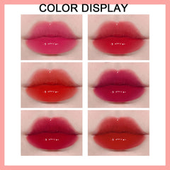 Minfei labial tint-set, muestra de color en labios para un brillo duradero.