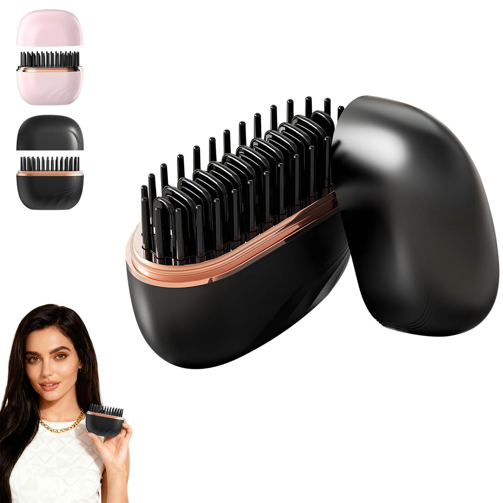 Mini Alisador de Cabello portátil calienta en 30 segundos, ideal para mañanas rápidas