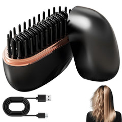 Mini alisador de pelo inalámbrico frente visible para uso diario y rápido