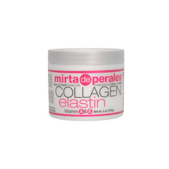 Mirta De Perales crema colágeno elastina para firmeza facial.