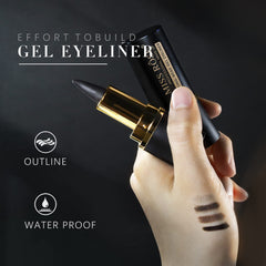 Miss Rose M delineador gel marron, definición suave y duradera