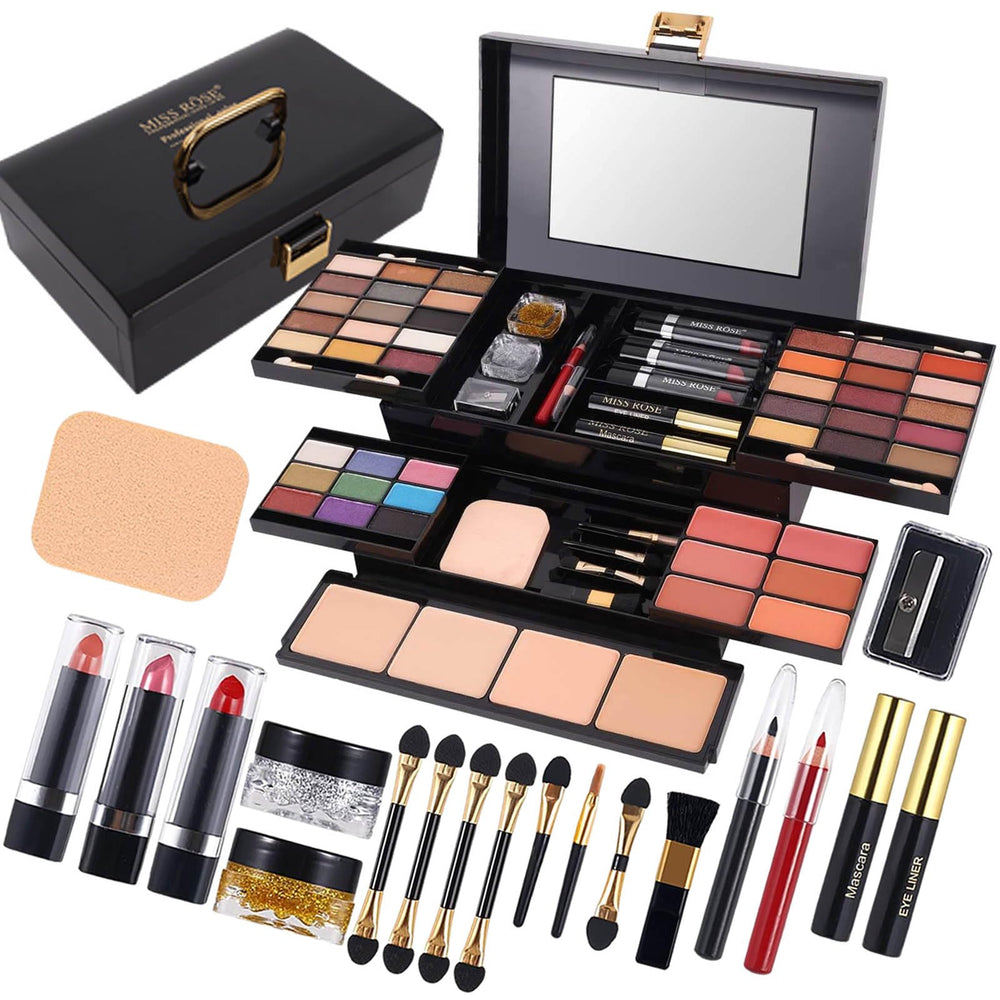 Miss Rose M58 paleta 39 sombras: versatilidad para looks diurnos y nocturnos.