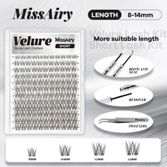 MissAiry Velure 10mm middle-inner for gradient eye mapping and fullness.