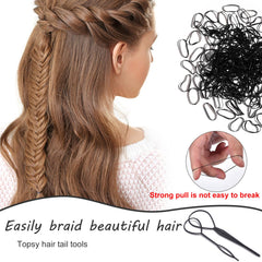 Missjojiay bandas para cabello mini negras, uso diario cómodo para toda la familia.