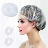 Gorra de ducha MISSJOJIAY 200pcs, resistente al agua para cuidado diario del cabello.
