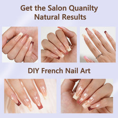 Misssix 15-tamaños: ajuste perfecto y uñas naturales.