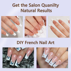 Misssix frances gel uñas muestra las 15 tallas disponibles para ajuste.