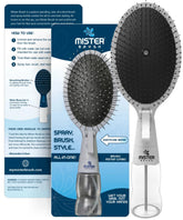 Mister Brush 2 en 1: peinado con atomizador integrado para refrescar el cabello
