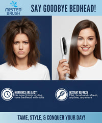 Mister Brush diseño ligero y portátil, ideal para viaje