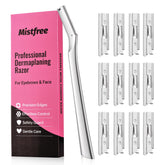 Mistfree Dermaplane Razor con manija metálica para un afeitado suave y control preciso.