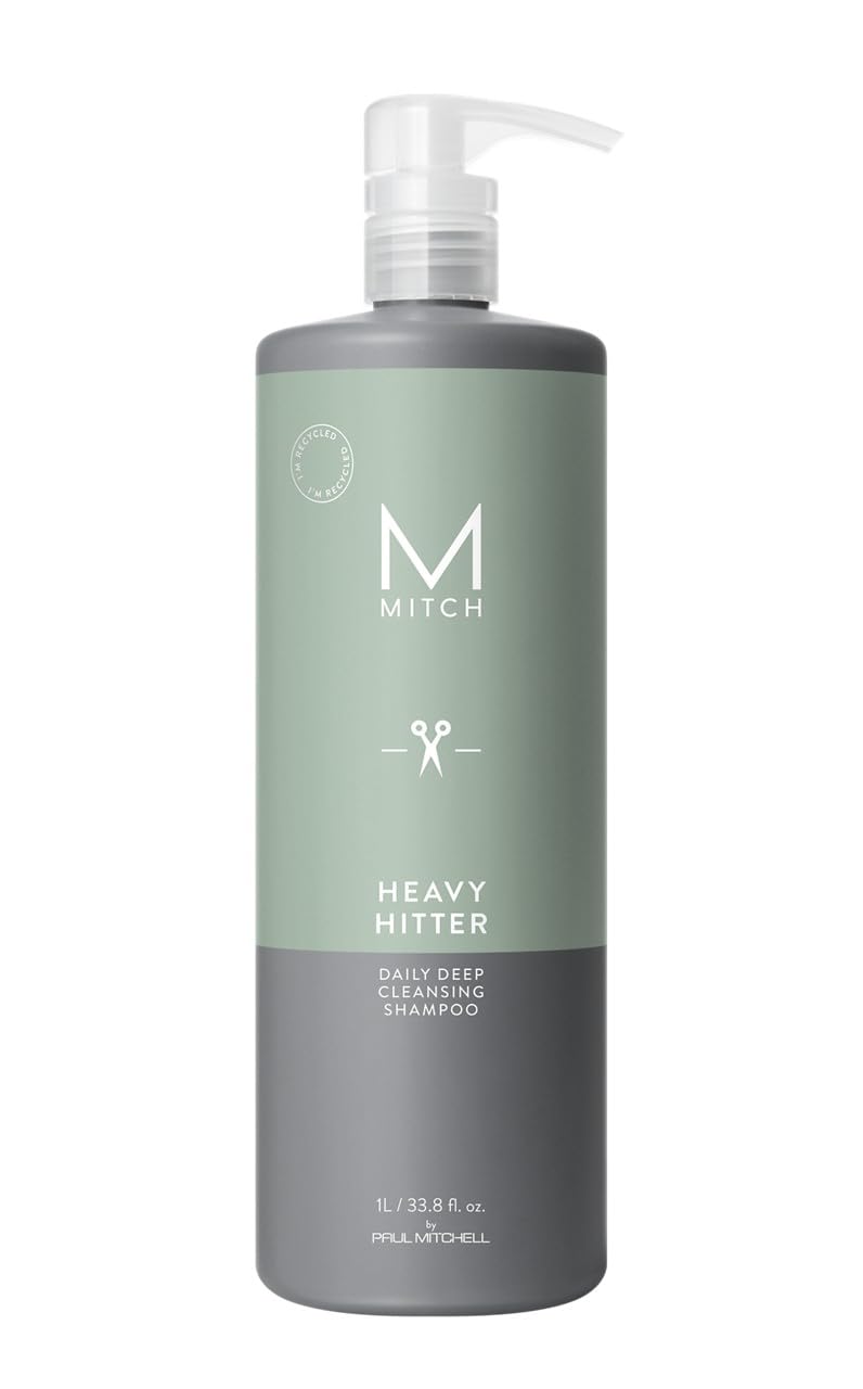 MITCH Heavy Hitter shampoo botella limpia profundamente para todo tipo de cabello