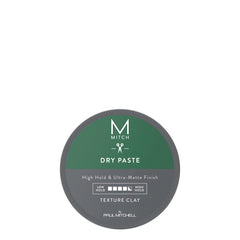 MITCH Dry Paste Texture Clay en tarro para volumen y control en peinados con textura