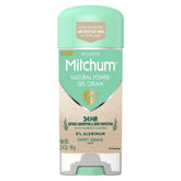 Mitchum Gel Crema Poder Natural para Mujeres, aplicación suave y protección 24 horas