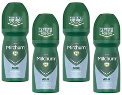 Mitchum Invisible Antitranspirante Roll-On sin fragancia en botella, uso diario sin irritación
