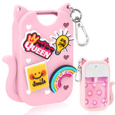 Mity rain estuche higienizante Touchland, vista general en rosa pastel, práctico para viaje