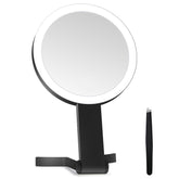 MIYADIVA Miroir lumineux 30x pendu, précision accrue pour le maquillage.