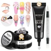 MIZHSE gel de construcción 30 g para uñas, extensión suave y duradera.