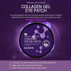 Aplicación entre 15-20 minutos, parche de ojos de MIZON para nutrición temporal.