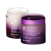 MIZON Collagen Power Lifting Cream, bote de 75 ml, ofrece hidratación profunda sin sensación pegajosa.