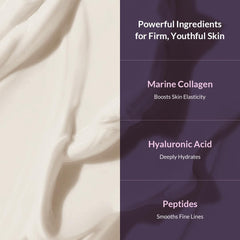 MIZON Collagen Line: aplicación diaria en la cara para suavidad.