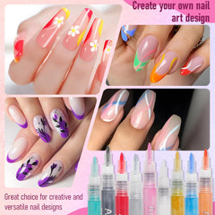 MKNZOME colores vibrantes y secado rápido para diseños duraderos.