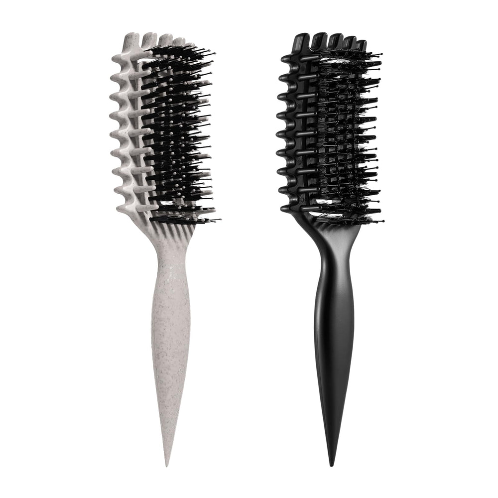 MMBVSZ cepillo rizos con mango ergonomico, para deshacer nudos y definir rizos.