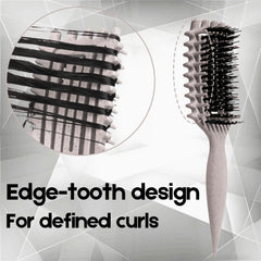 MMBVSZ cepillo para rizos gruesos, facilita peinado rapido y ordenado.