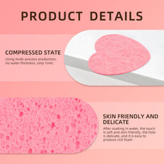 Esponja facial MMRH para limpieza diaria con textura suave