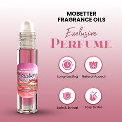 MOBETTER Fragancia Pastel de Fresa, notas florales y gourmand.